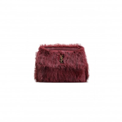 YSL NIKI LARGE IN SHEARLING 498830100320 (32*23*9cm)